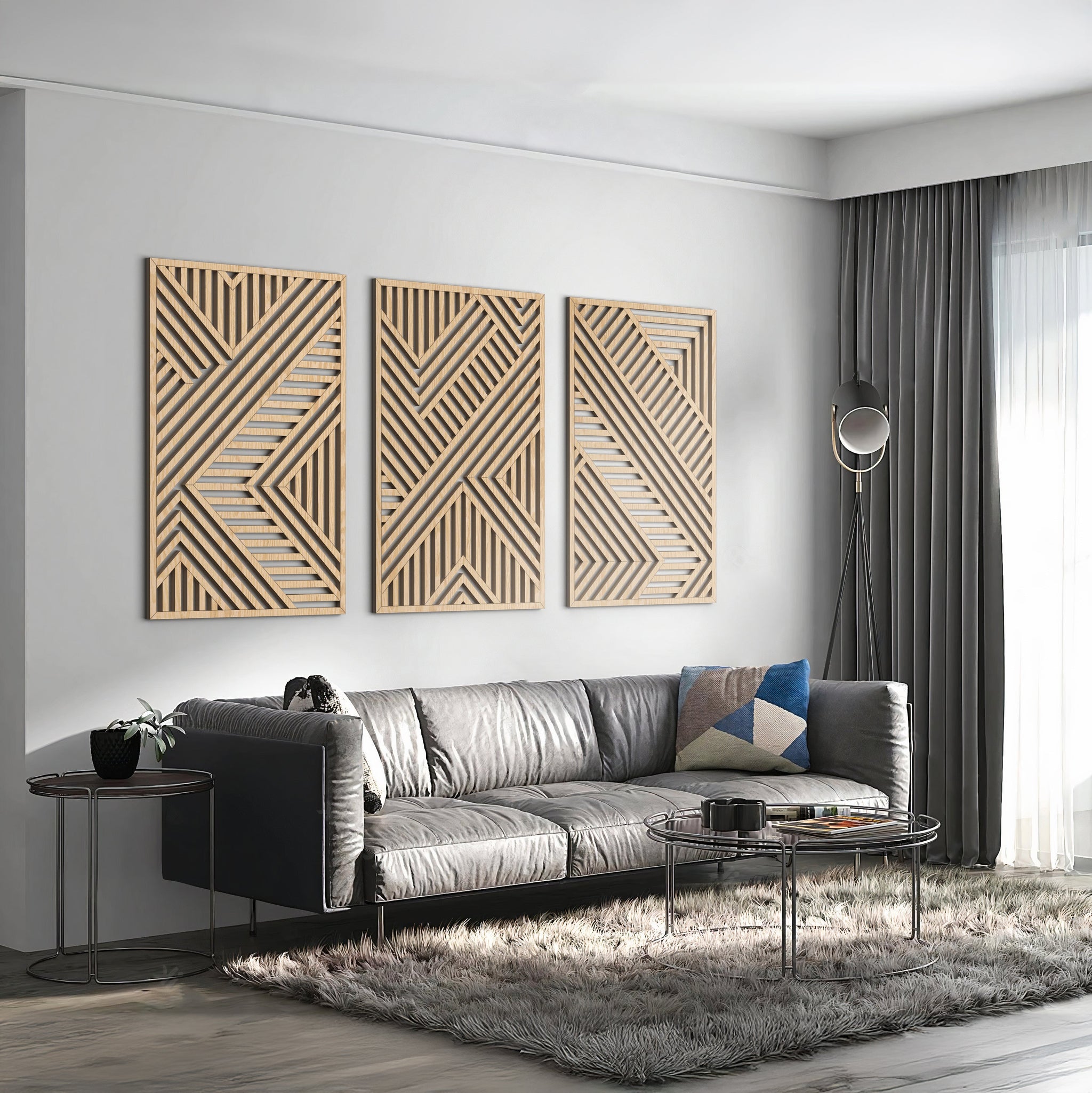 Geometric TrioSet 01 - wall decor by VARBROS