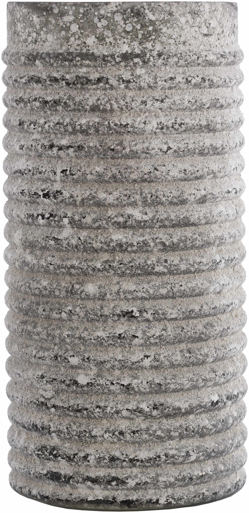Polopina Gray Textured Cylindrical Decor - Clearance by Boutique Rugs