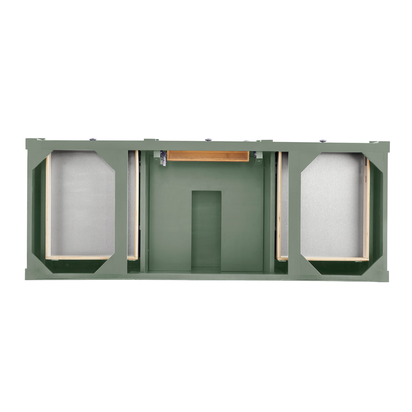 James Martin Brittany 60" Single Bathroom Vanity, Smokey Celadon, view 17
