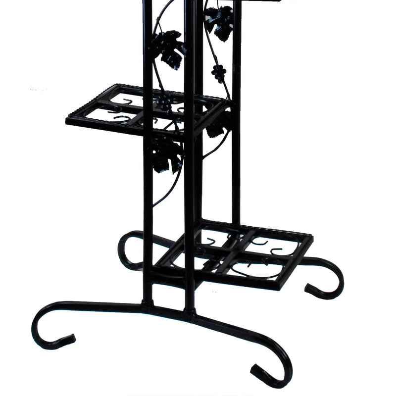 6-Tier Steel Black Plant Stand by Sharicks