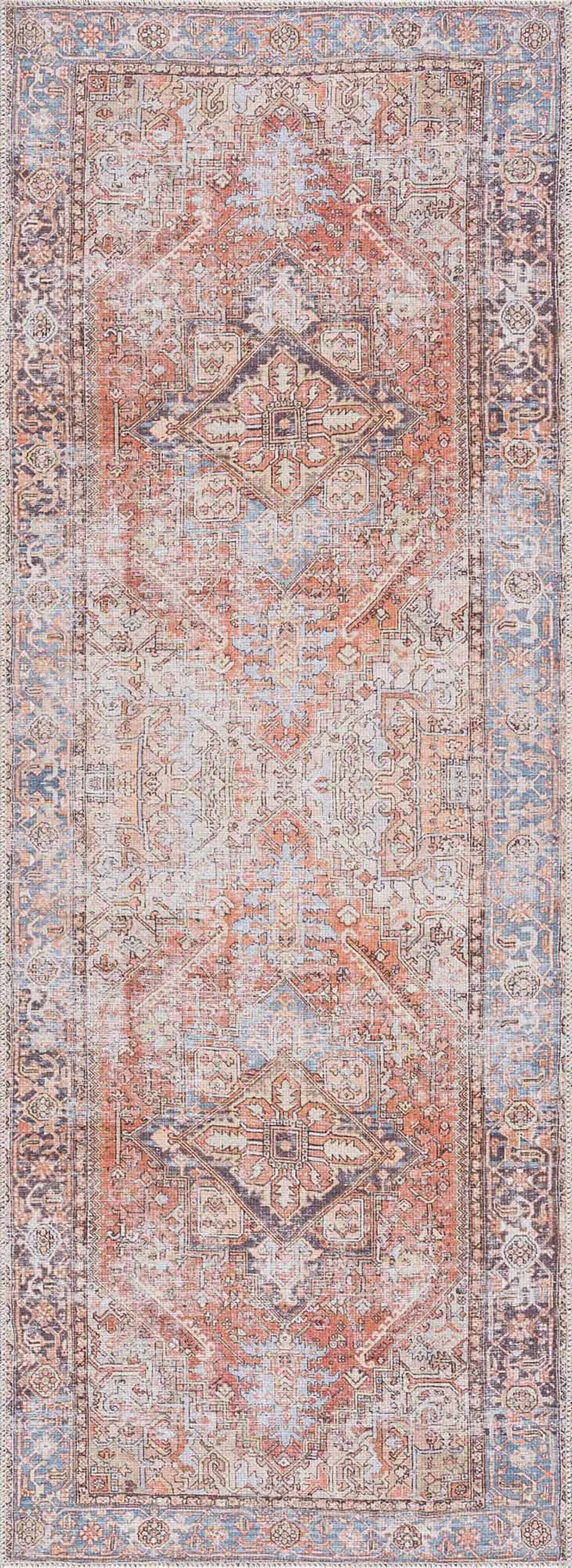 Eira Distressed Washable Rug - Clearance, photo 8 of 12