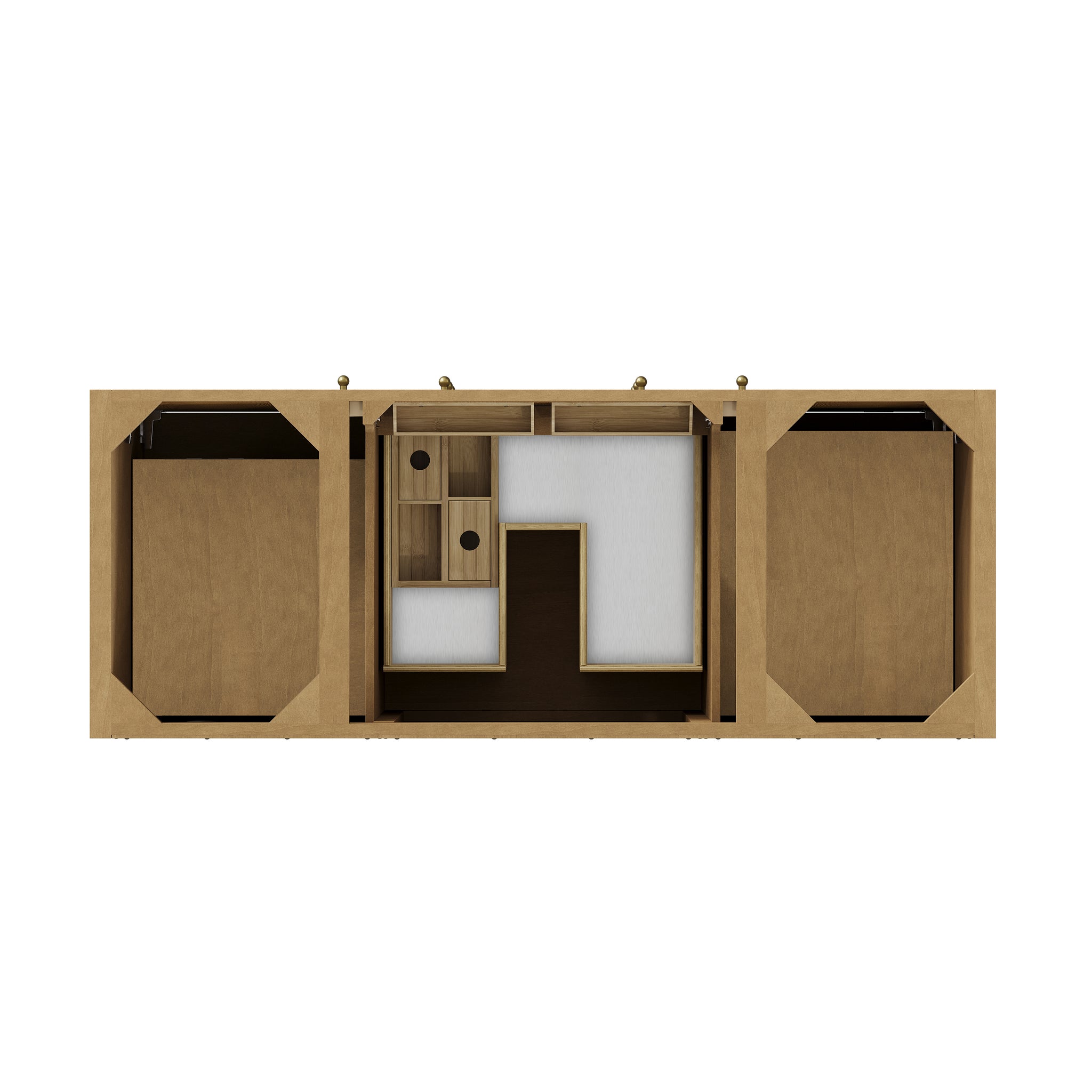James Martin Hudson 60" Single Bathroom Vanity, Light Natural Oak, view 21