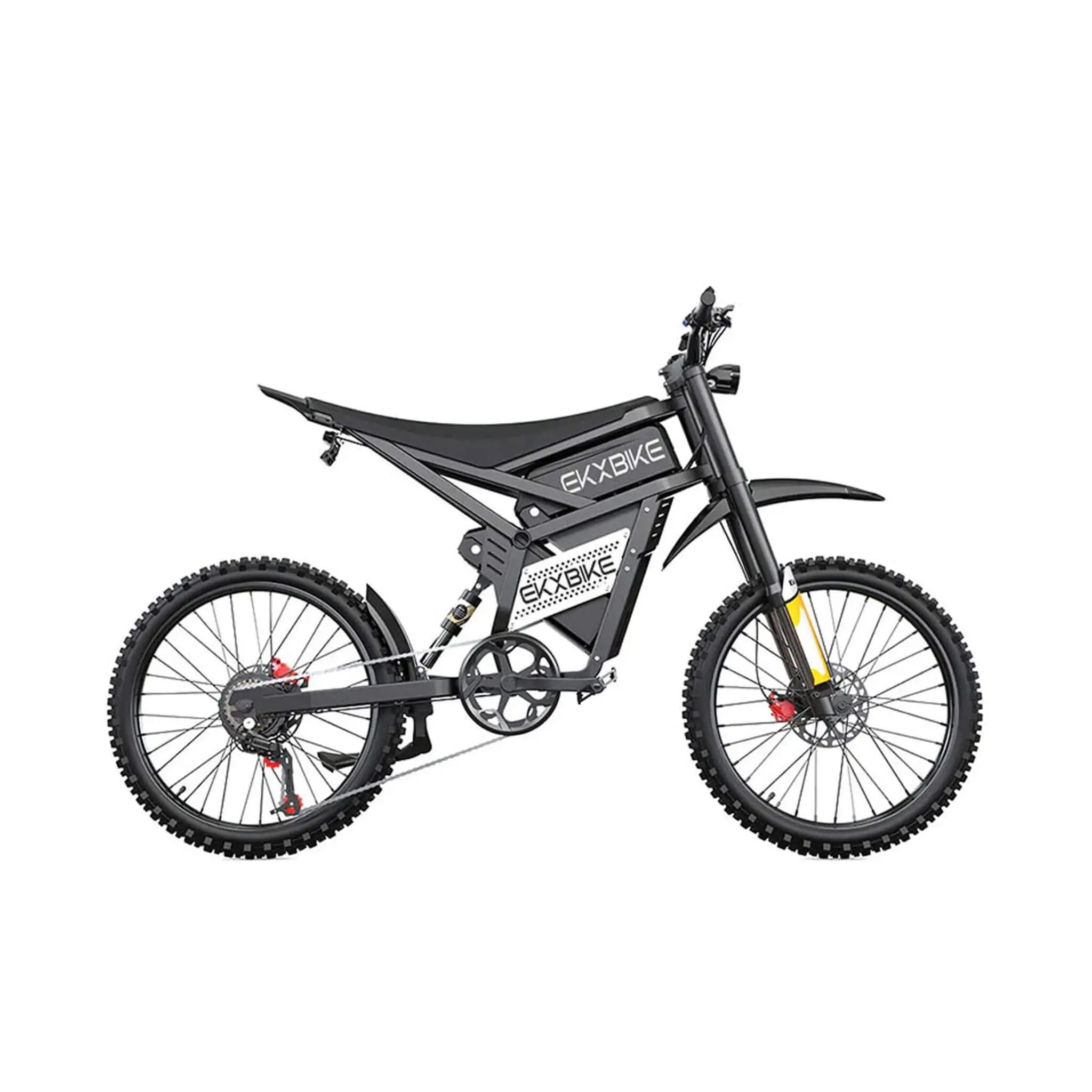 EKX E6 3000W 52V/40AH Premium Electric Carbon Steel Off-Road Mountain Dirt Bike (SAK18315) by SAKSBY WHOLESALE