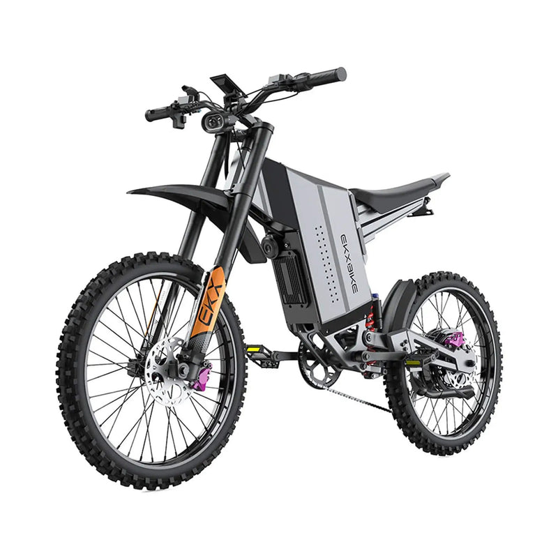 EKX GTS 8000W 72V/30AH Premium Electric High-Strength Steel Pipe Off-Road Mountain Dirt Bike (SAK31684) by SAKSBY WHOLESALE