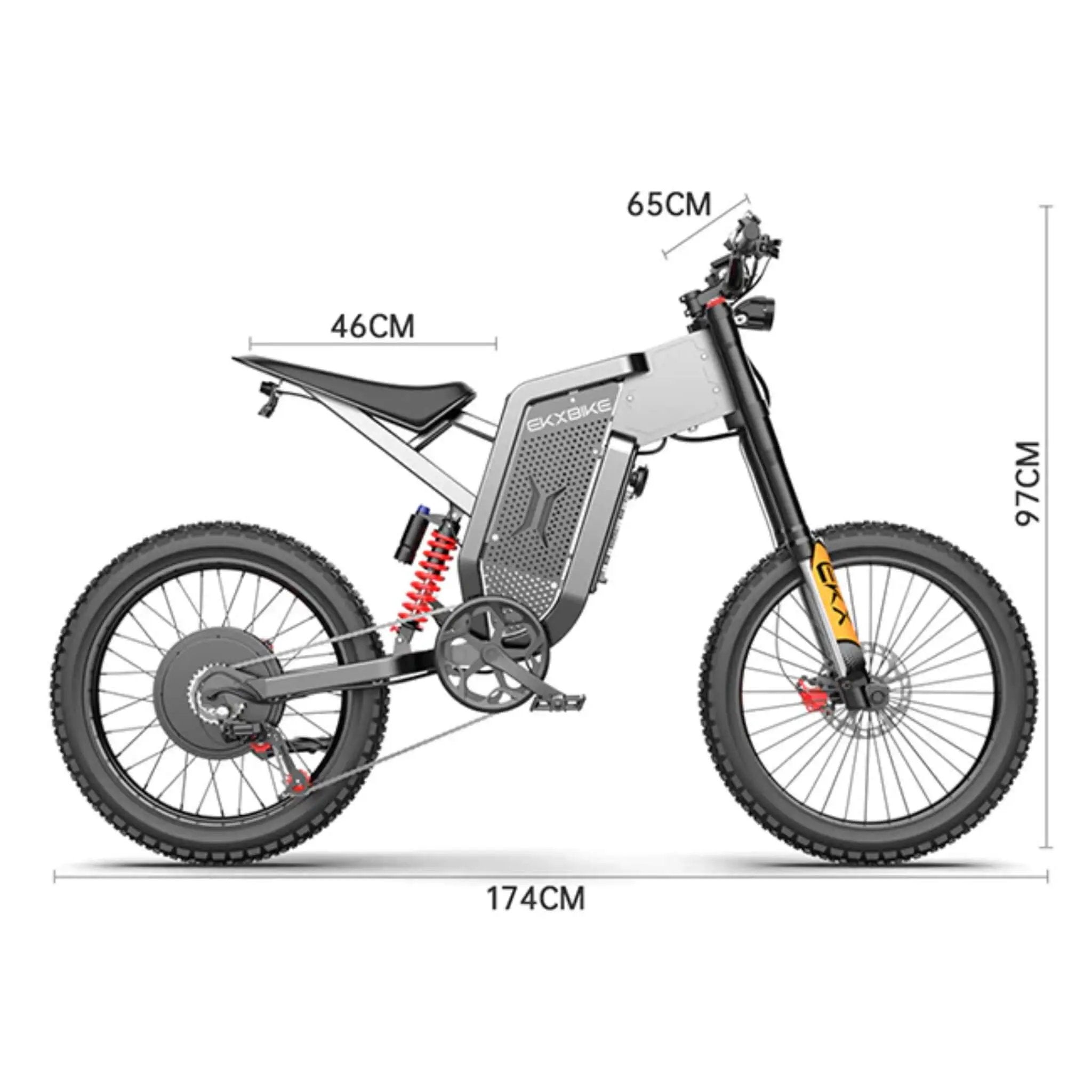EKX X21 MAX 3000W 60V/30AH Electric Mountain Off-Road Dirt Bike (SAK48016) by SAKSBY WHOLESALE