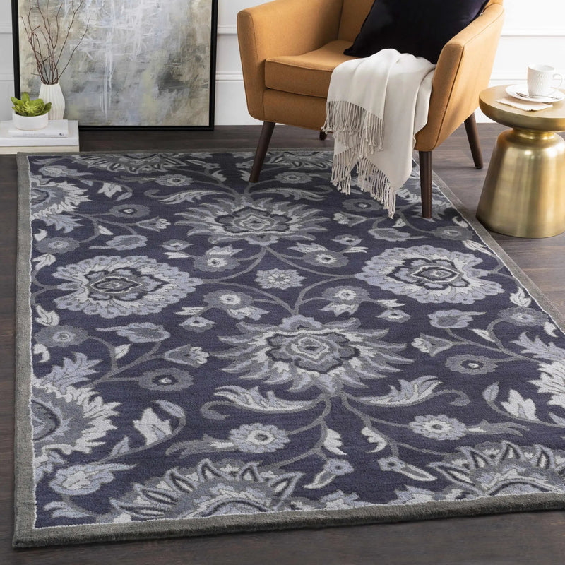 Conesus Hand Tufted Blue 1191 Area Rug - Clearance by Boutique Rugs