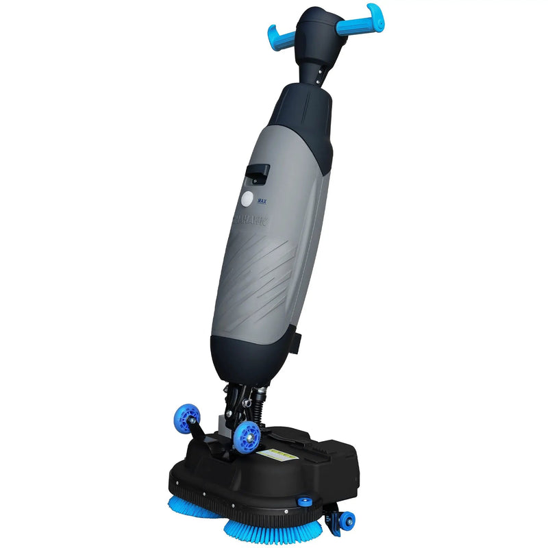 Electric Floor Scrubber Cleaner with 18” Power Mop Brushes Cordless 36V Battery Powered by Tomahawk Power