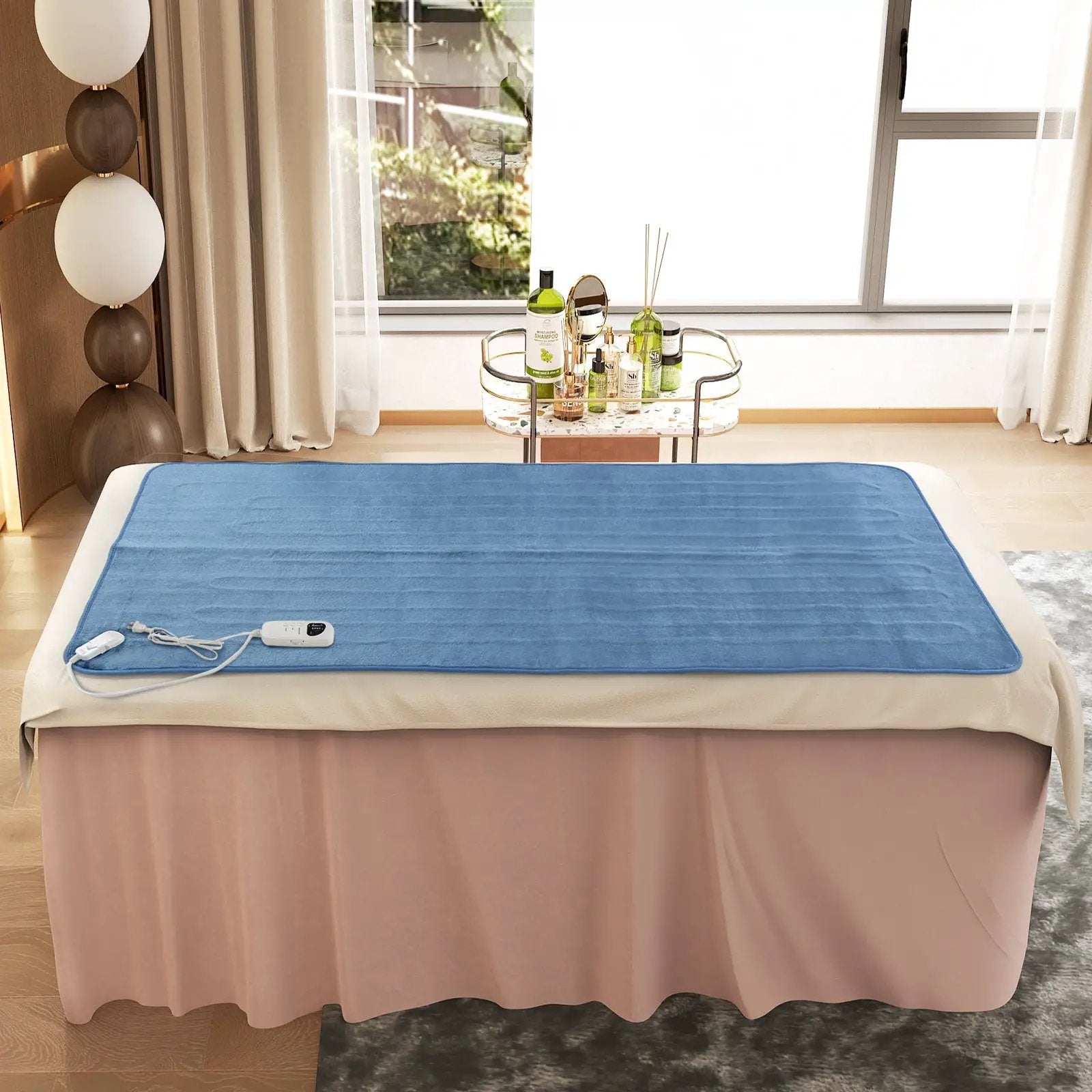 Electric Heated Mattress Pad with 5 Heating Levels and Overheat Protection by DirectDeals