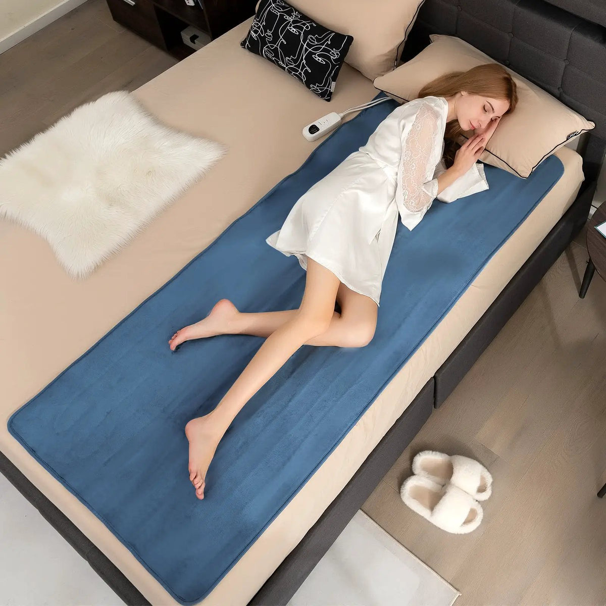 Electric Heated Mattress Pad with 5 Heating Levels and Overheat Protection, photo 2 of 9