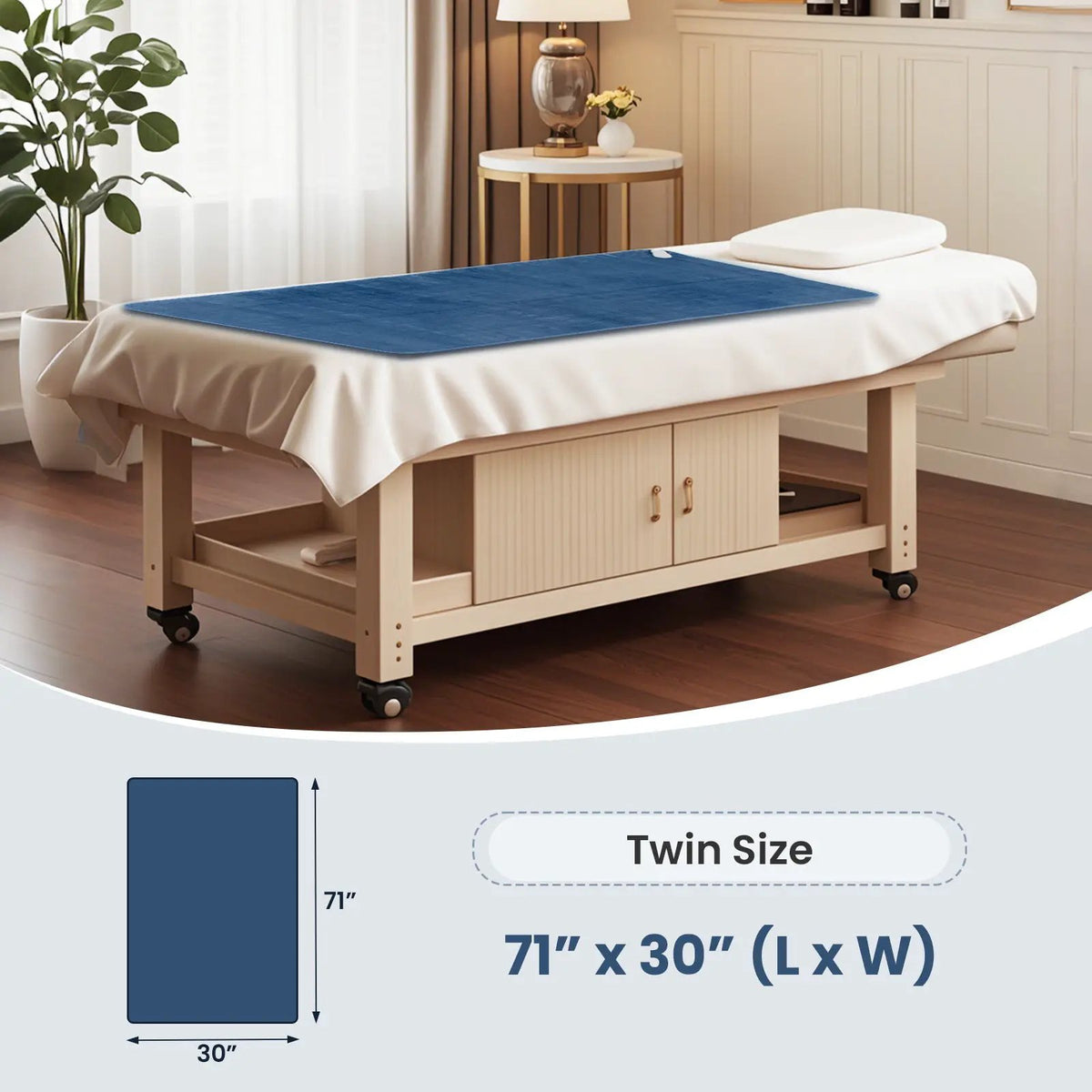 Electric Heated Mattress Pad with 5 Heating Levels and Overheat Protection, photo 4 of 9