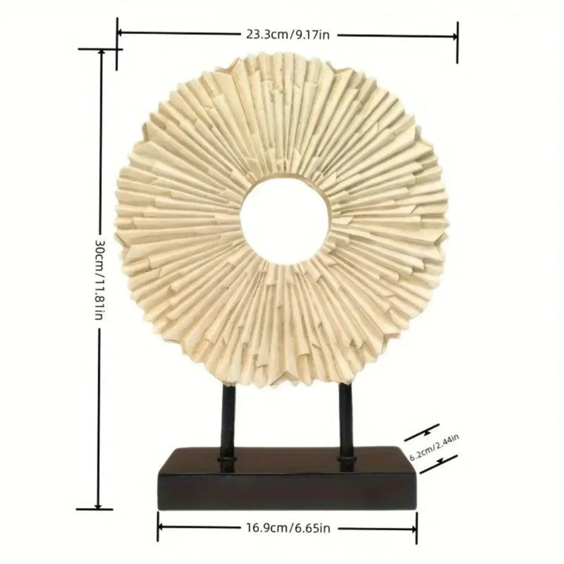 Elegant Golden Sunflower Tabletop Figurine by House Of Avana
