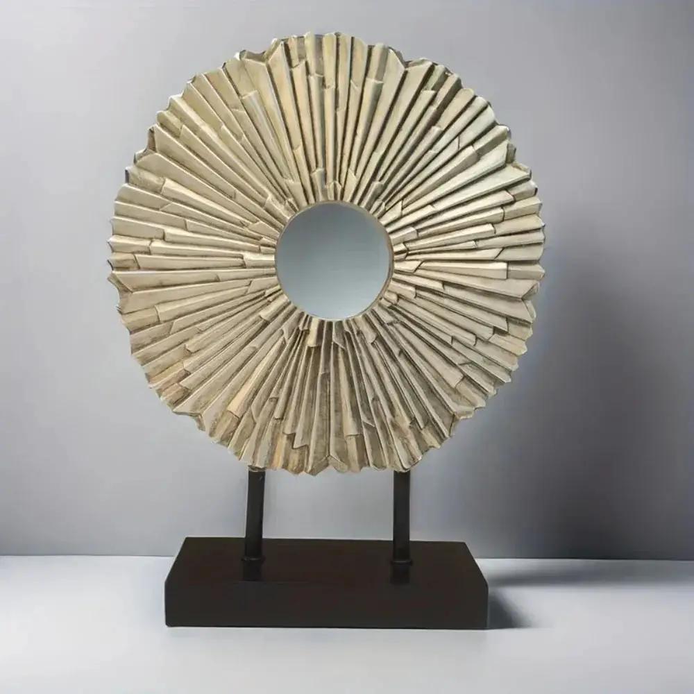 Elegant Golden Sunflower Tabletop Figurine by House Of Avana
