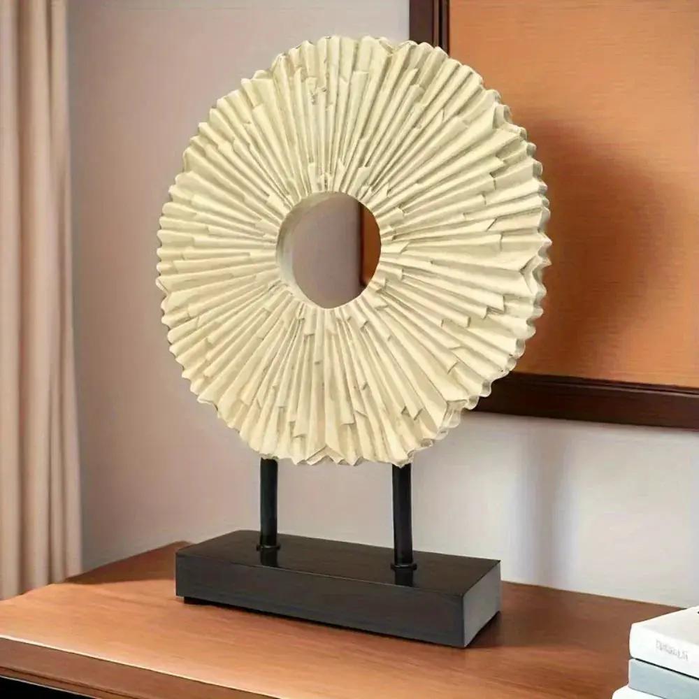 Elegant Golden Sunflower Tabletop Figurine by House Of Avana