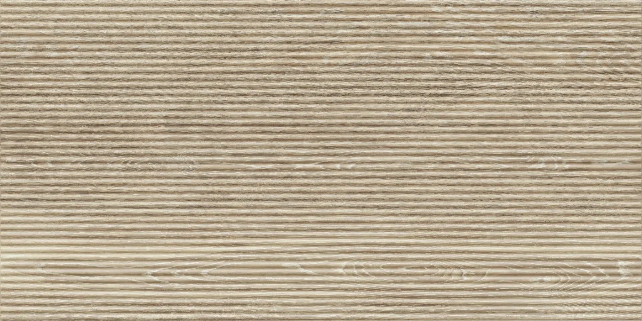 Veneer World Atelier Spirit Flute Spririt Elegant Oak Wood Look Porcelain Accent Tiles 24x48 by landmarkceramics
