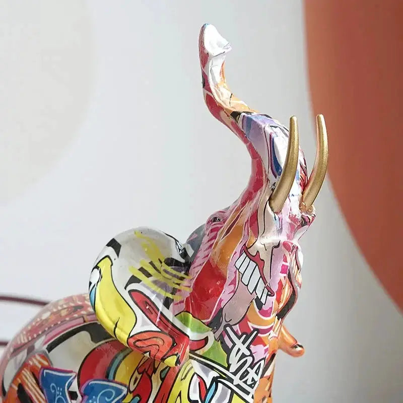 Elephant Sculpture - Modern Street Art Figurine by House Of Avana