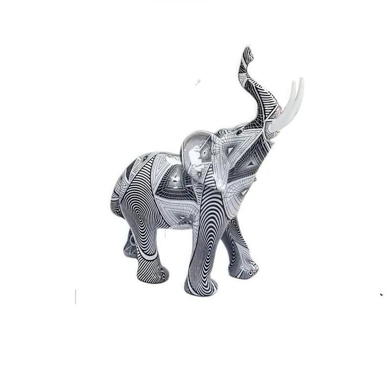 Elephant Statue - Modern Black by House Of Avana