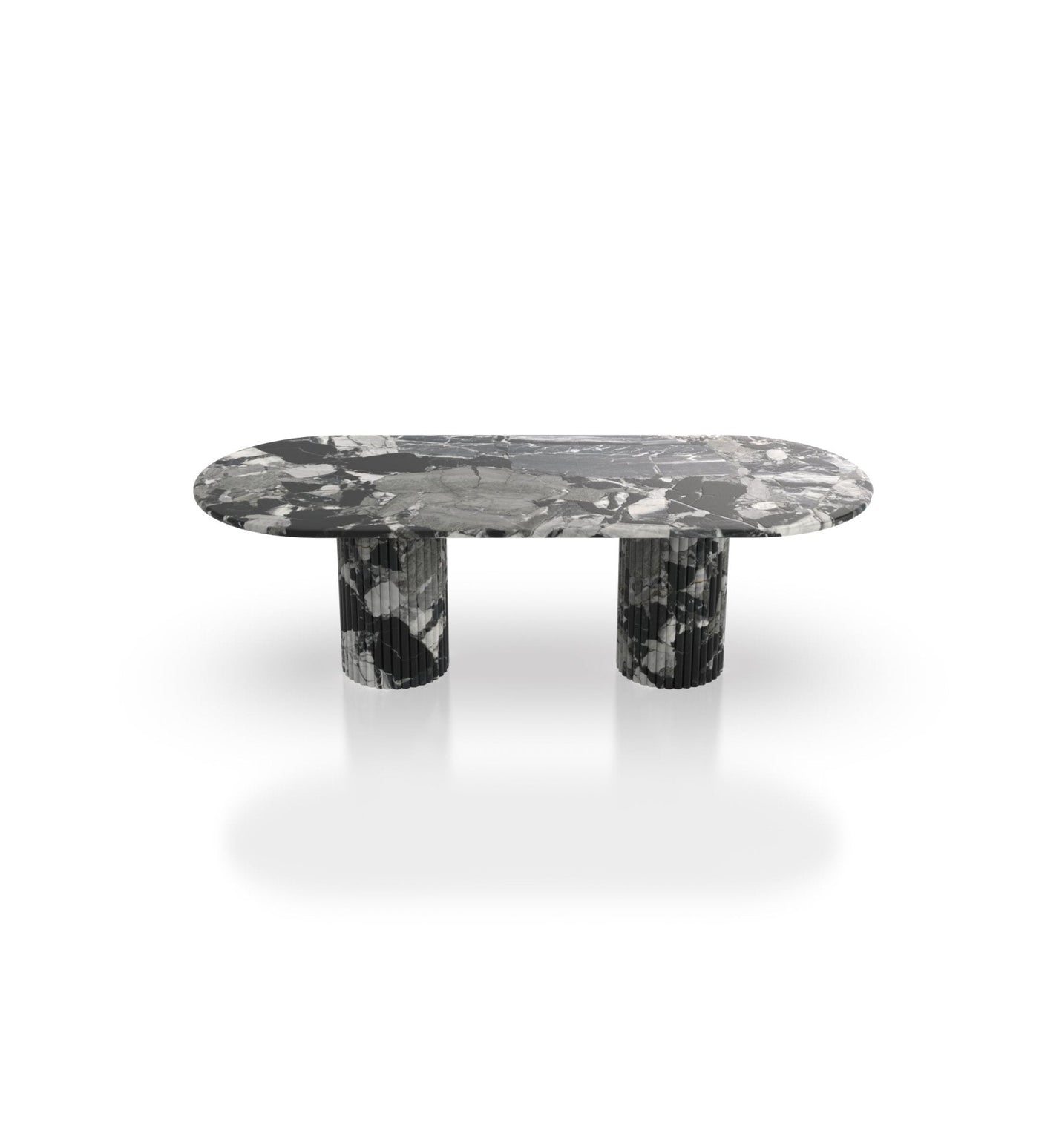 Elisa Deux Oval Dining Table by Zicana Boutique