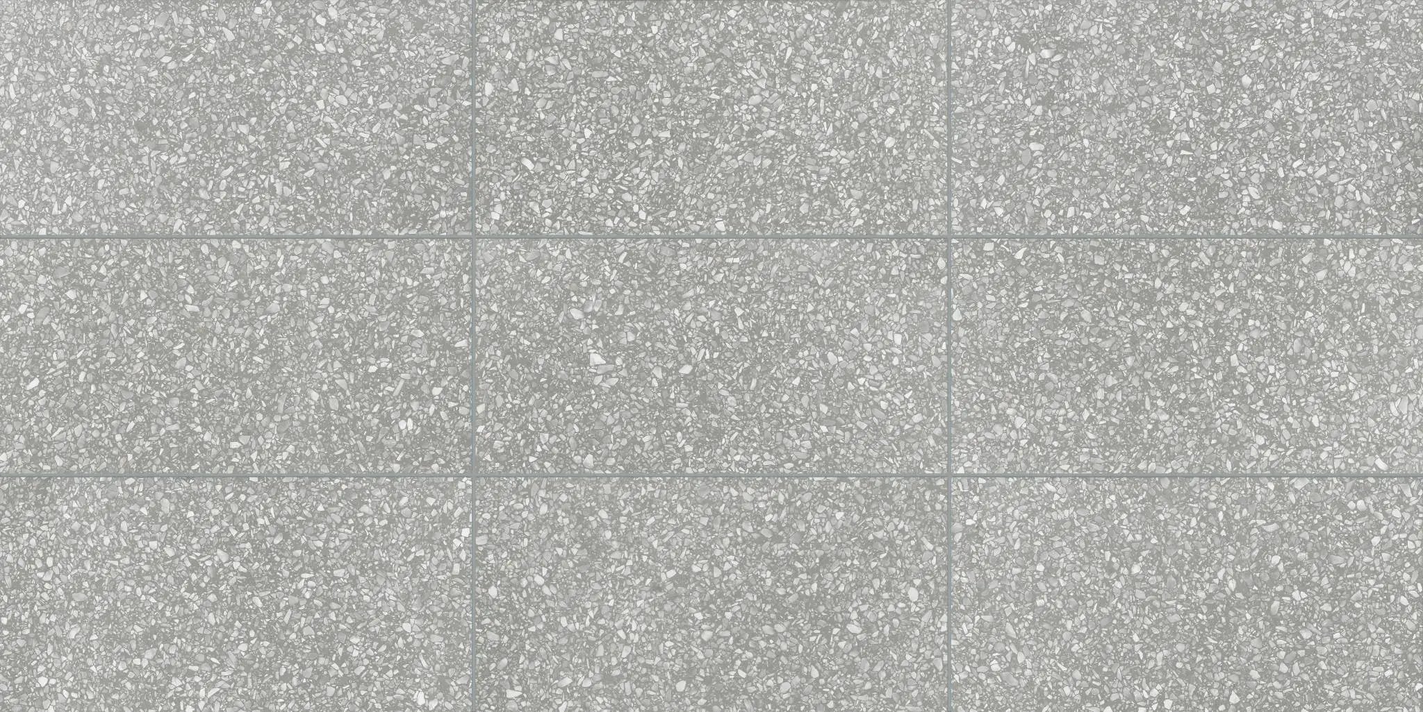 Elite Fashion Grey Anti-Slip Terrazzo Look Porcelain Tiles 12x24 by landmarkceramics