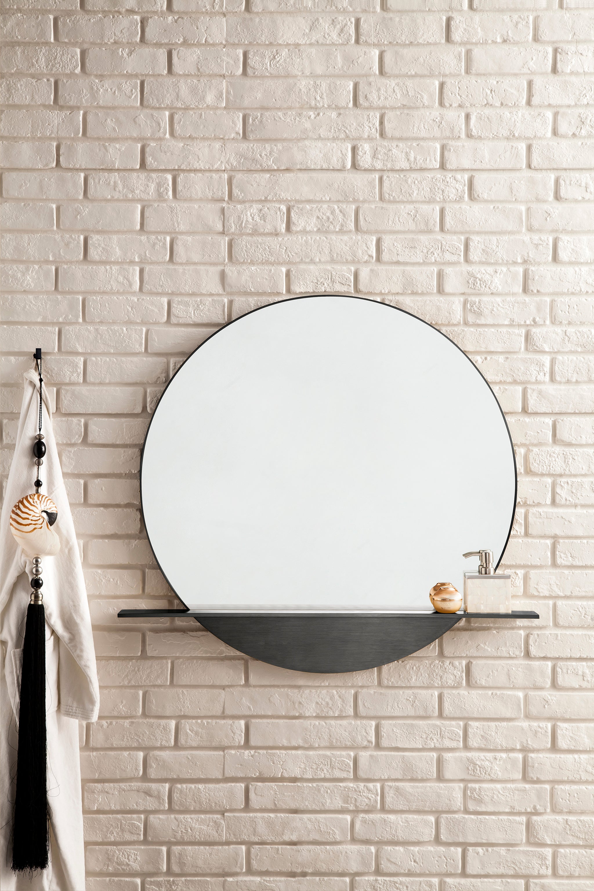 James Martin Platform 36" Mirror, Modern Iron, view 2