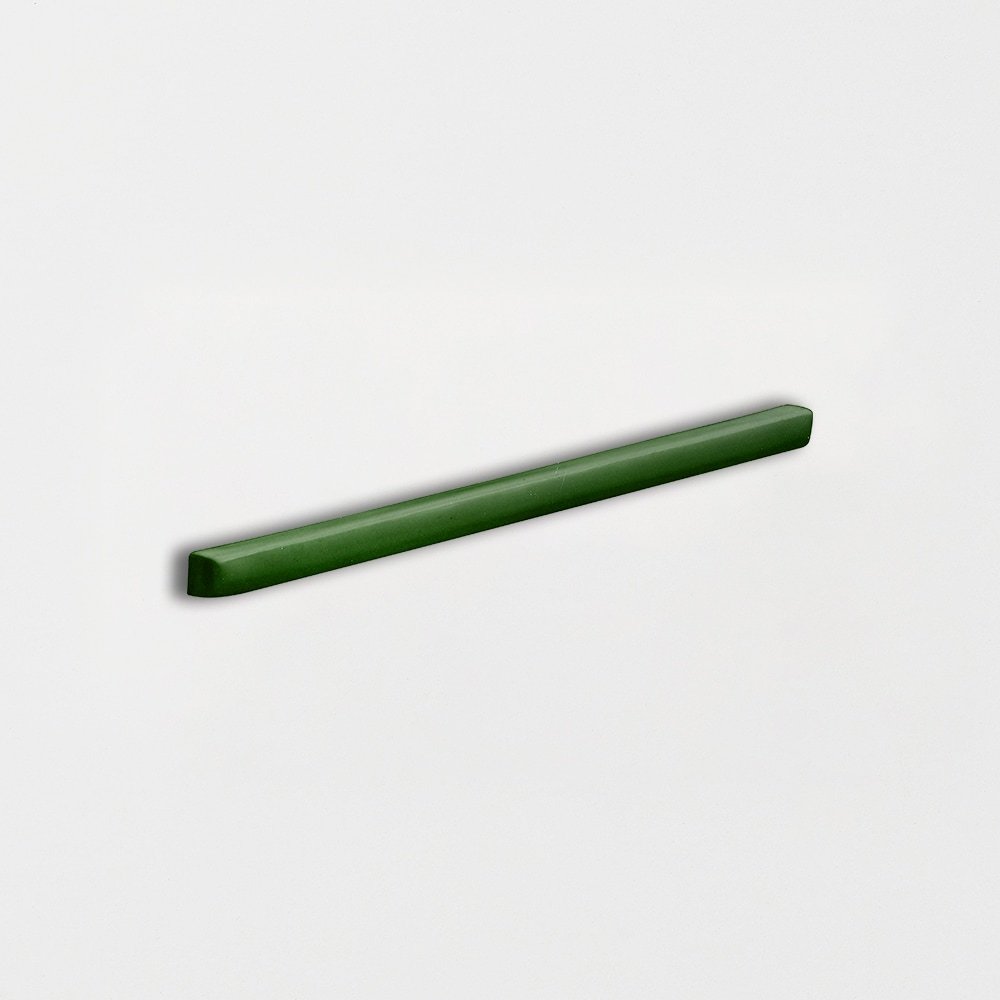 Forest Glossy Edge Trim Ceramic Moldings 3/8x6 Ceramic Glossy 2x6 Moldings