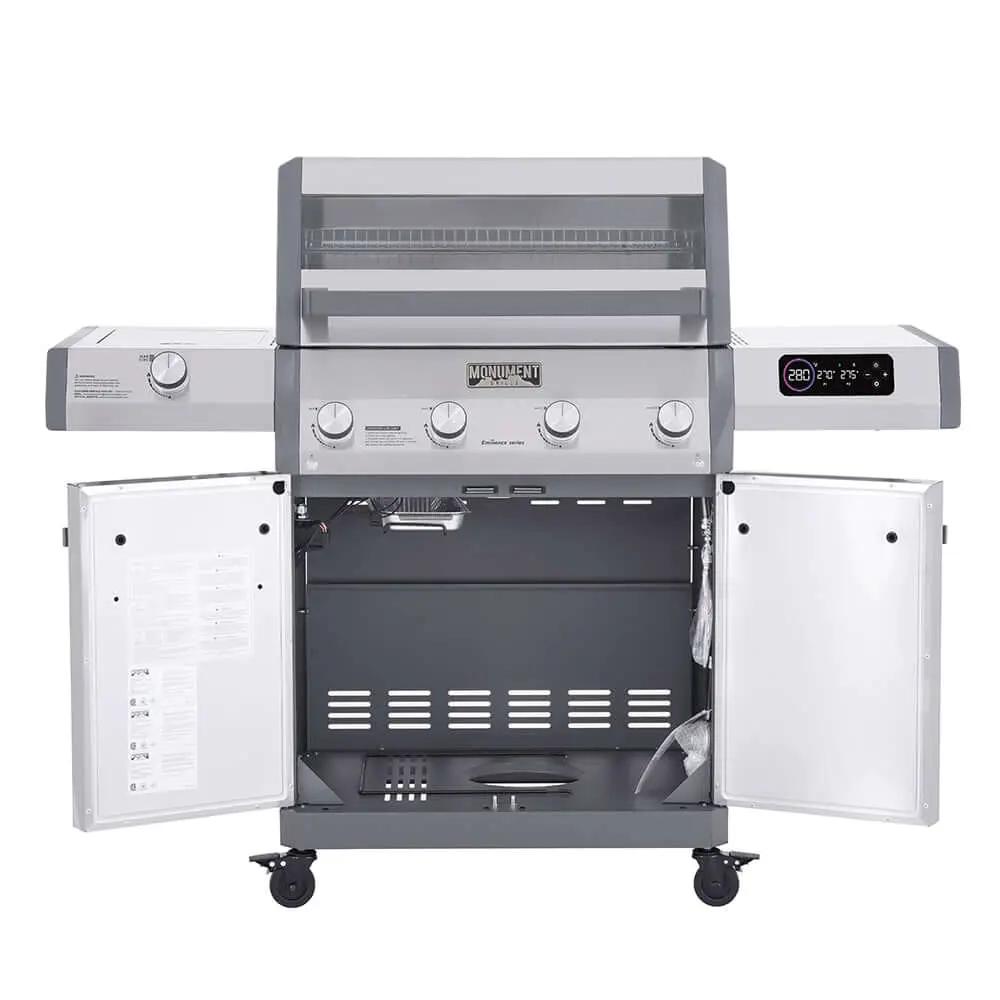 Eminence 405 | Chic Clearview® Smart Stainless Gas Grill by Monument Grills