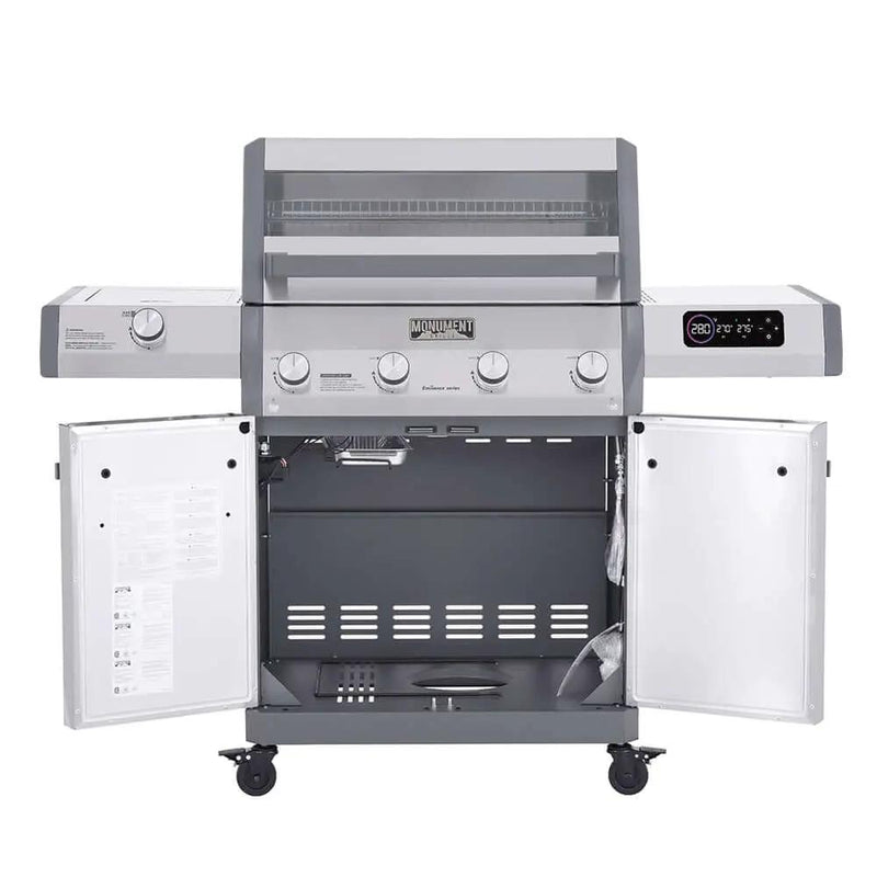Eminence 405 | Chic Clearview® Smart Stainless Gas Grill by Monument Grills