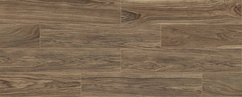 Emotion Happy Walnut Wood Look Porcelain Tiles 8x40 by landmarkceramics