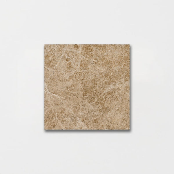 Emperador Light Polished Marble Tiles 4x4