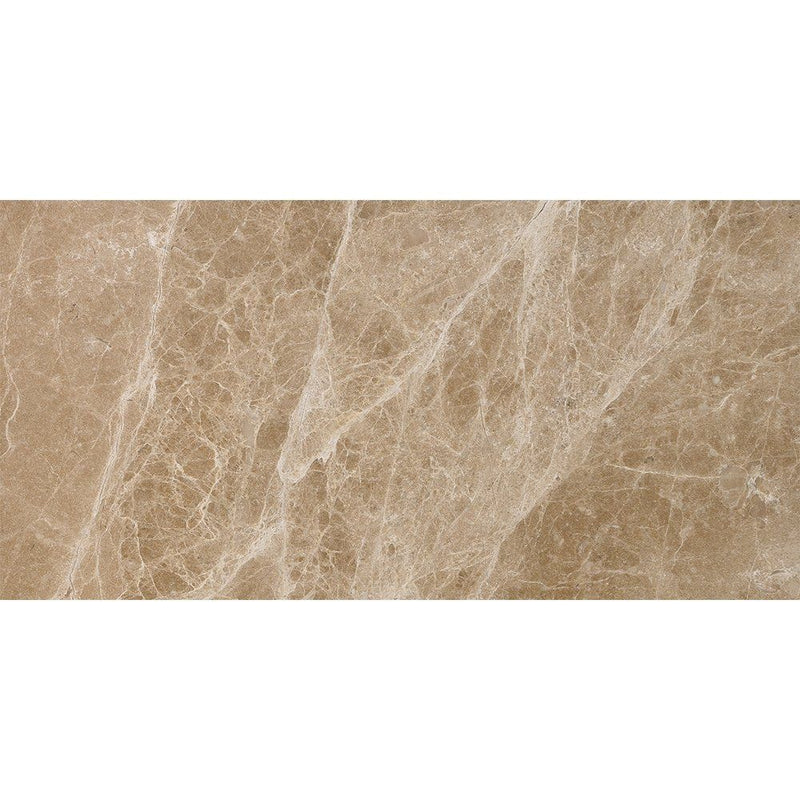Emperador Light Polished Marble Tiles 12x24 Marble Polished 12x24 Tiles
