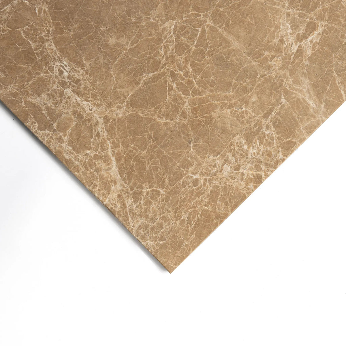 Emperador Light Polished Marble Tiles 12x12 closeup 4