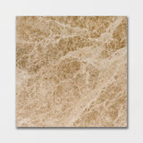 Emperador Light Polished Marble Tiles 18x18