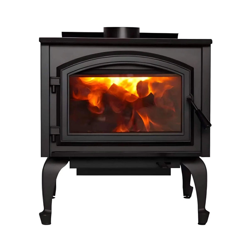 Empire Stove Gateway 2300 26" Freestanding Metallic Black Wood Burning Fireplace [WB23FS] (SAK40618) by SAKSBY WHOLESALE