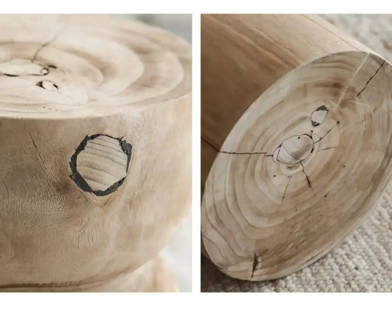 End Table - Round Wooden Small by House Of Avana