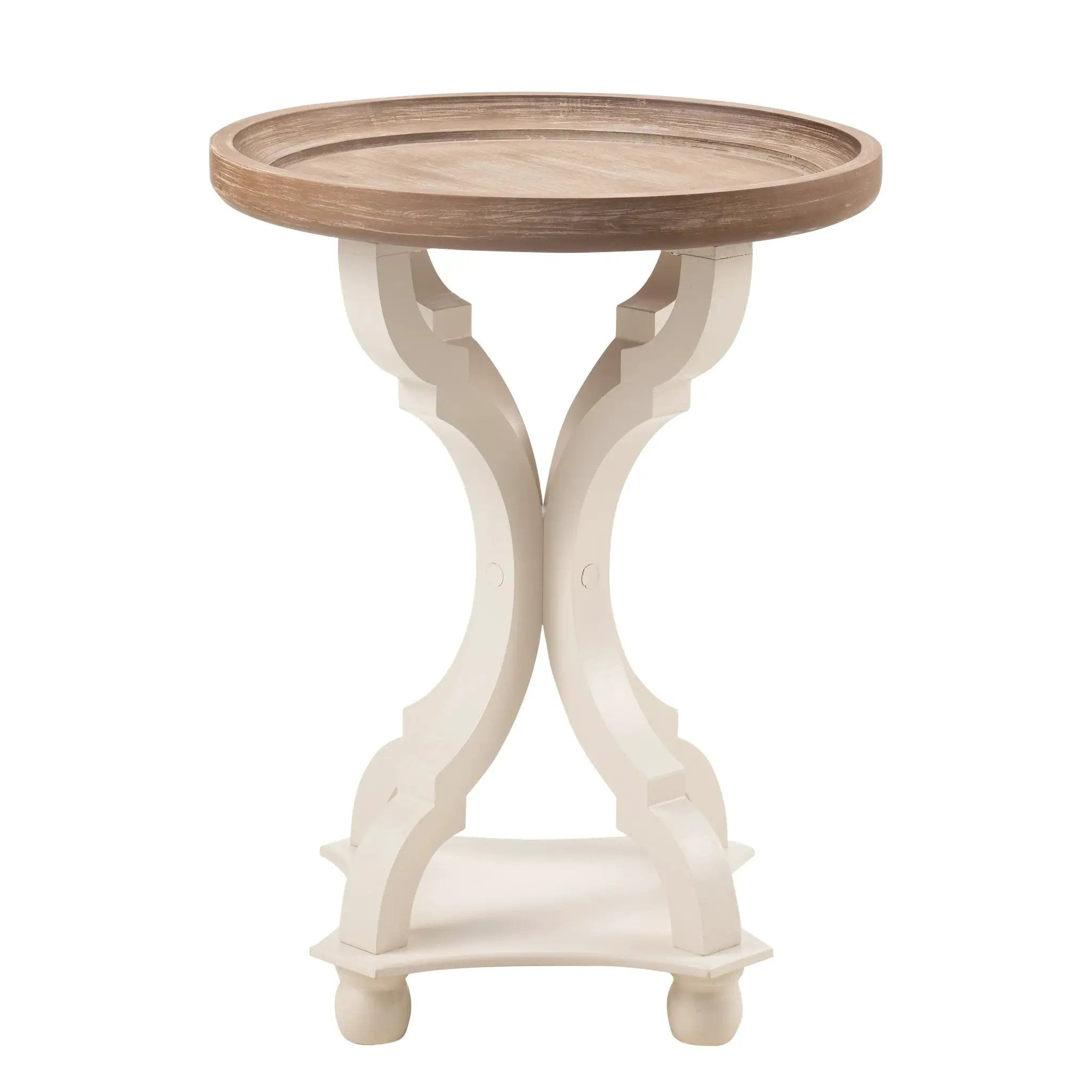 End Table - Rustic Natural Tray Top by House Of Avana