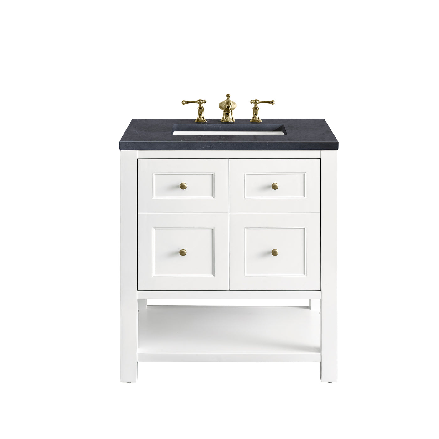 James Martin Breckenridge 30" Single Bathroom Vanity, Bright White, view 39