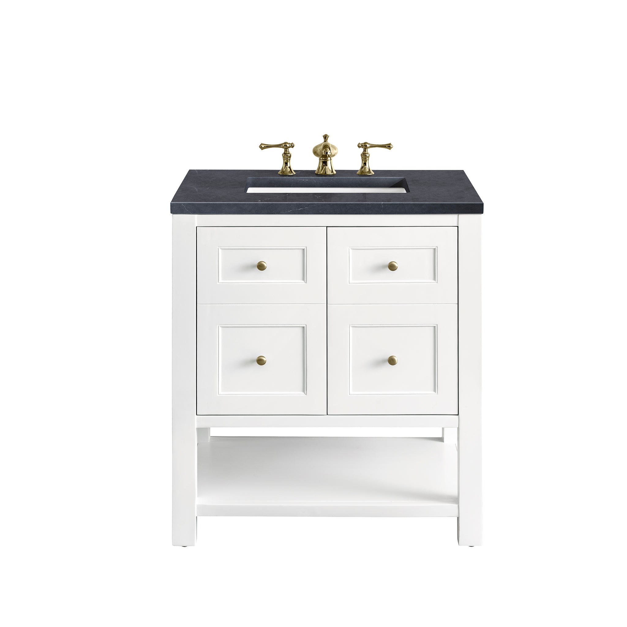 James Martin Breckenridge 30" Single Bathroom Vanity, Bright White, view 39