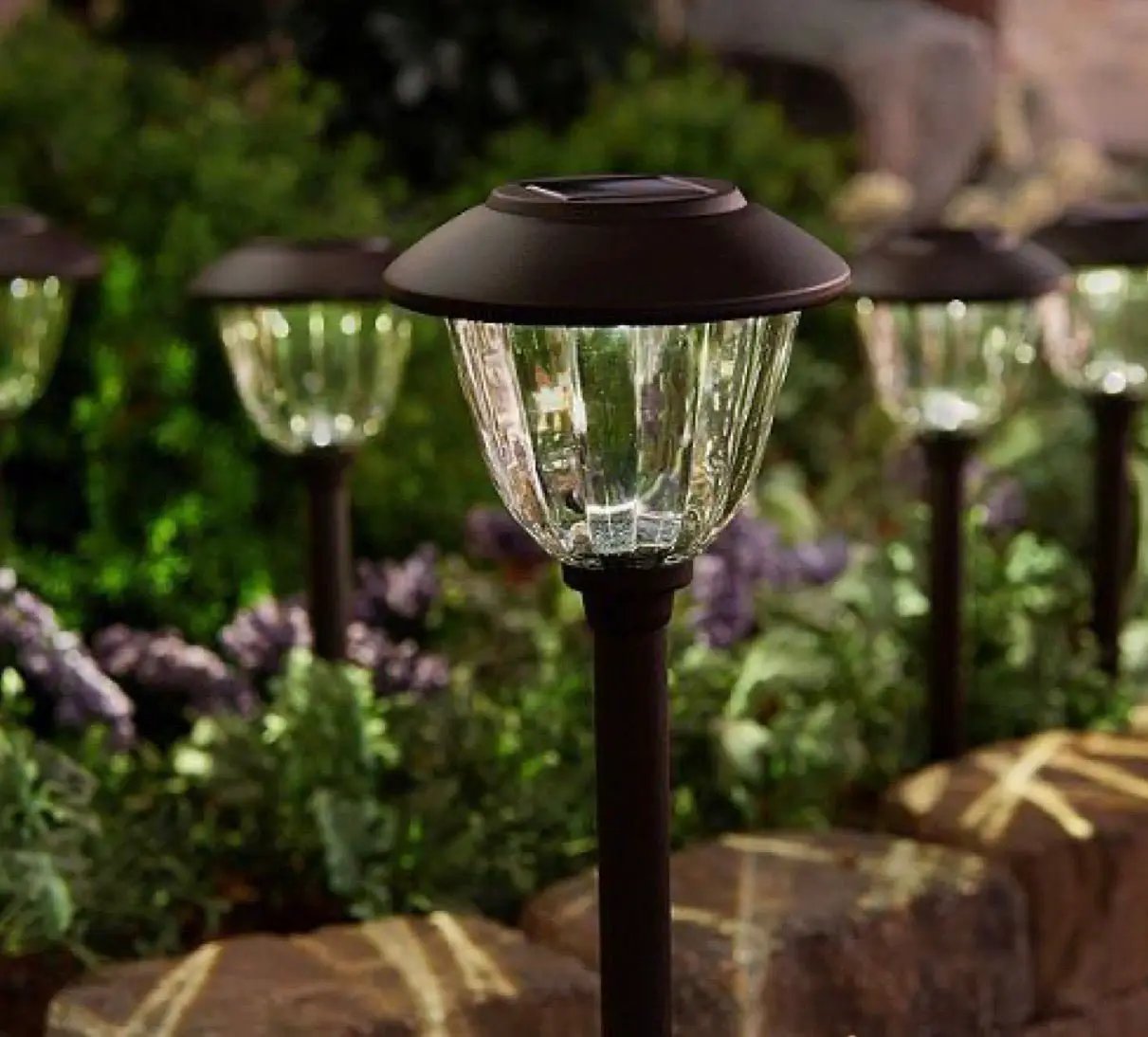 Energizer 10 Pack Solar Pathway LED Lights Outdoor-15 Lumen by Outdoor Solar Outlet