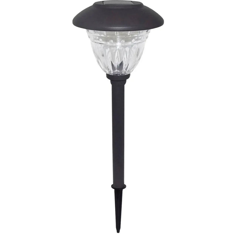 Energizer 10 Pack Solar Pathway LED Lights Outdoor-Stainless Steel ( Gunmetal ) by Outdoor Solar Outlet
