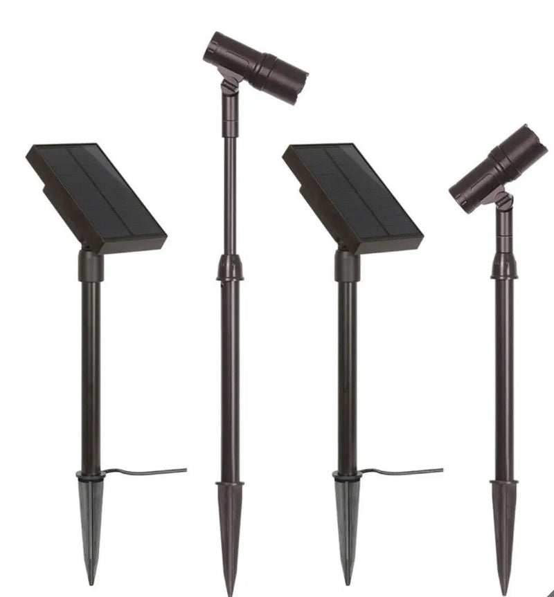 Energizer 100 Lumen Solar LED Spot/Flood Light with Pole (2 Piece) by Outdoor Solar Outlet
