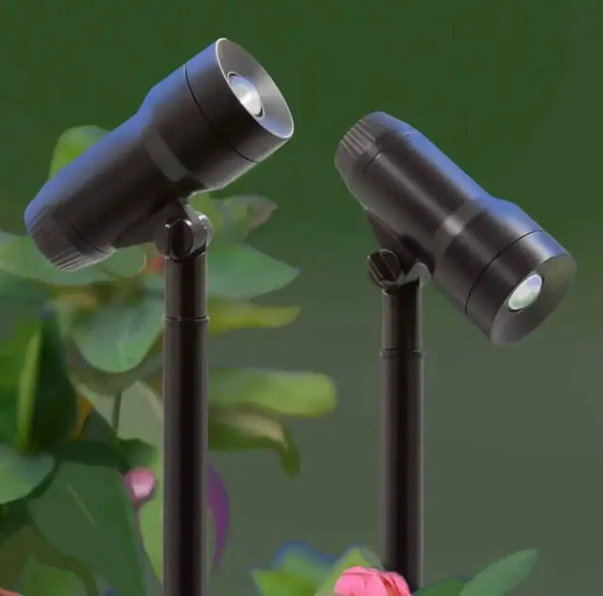 Energizer Smart Focus LED 100-Lumen Solar Spotlight 2 Pack by Outdoor Solar Outlet