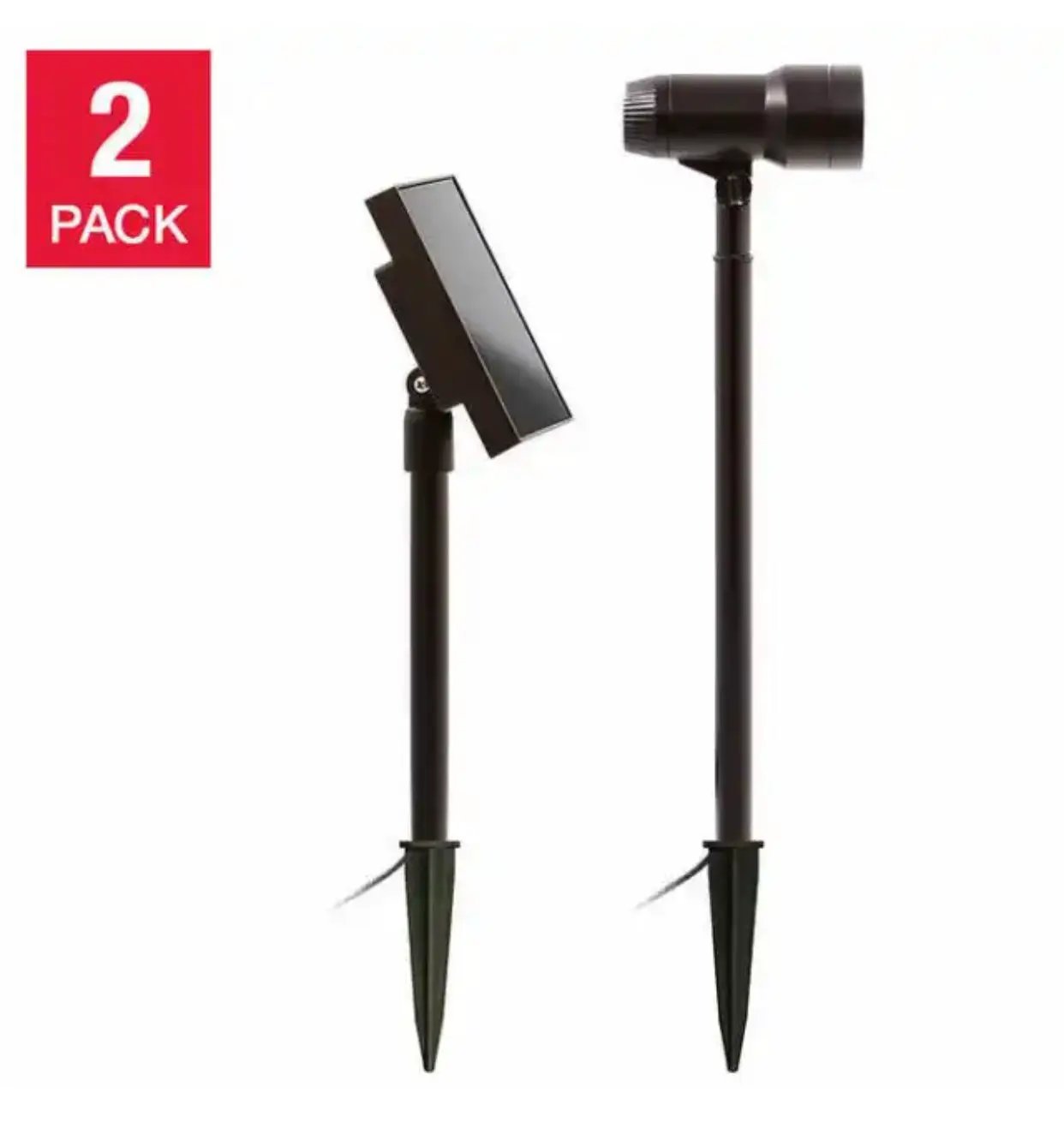 Energizer Smart Focus LED 100-Lumen Solar Spotlight 2 Pack by Outdoor Solar Outlet