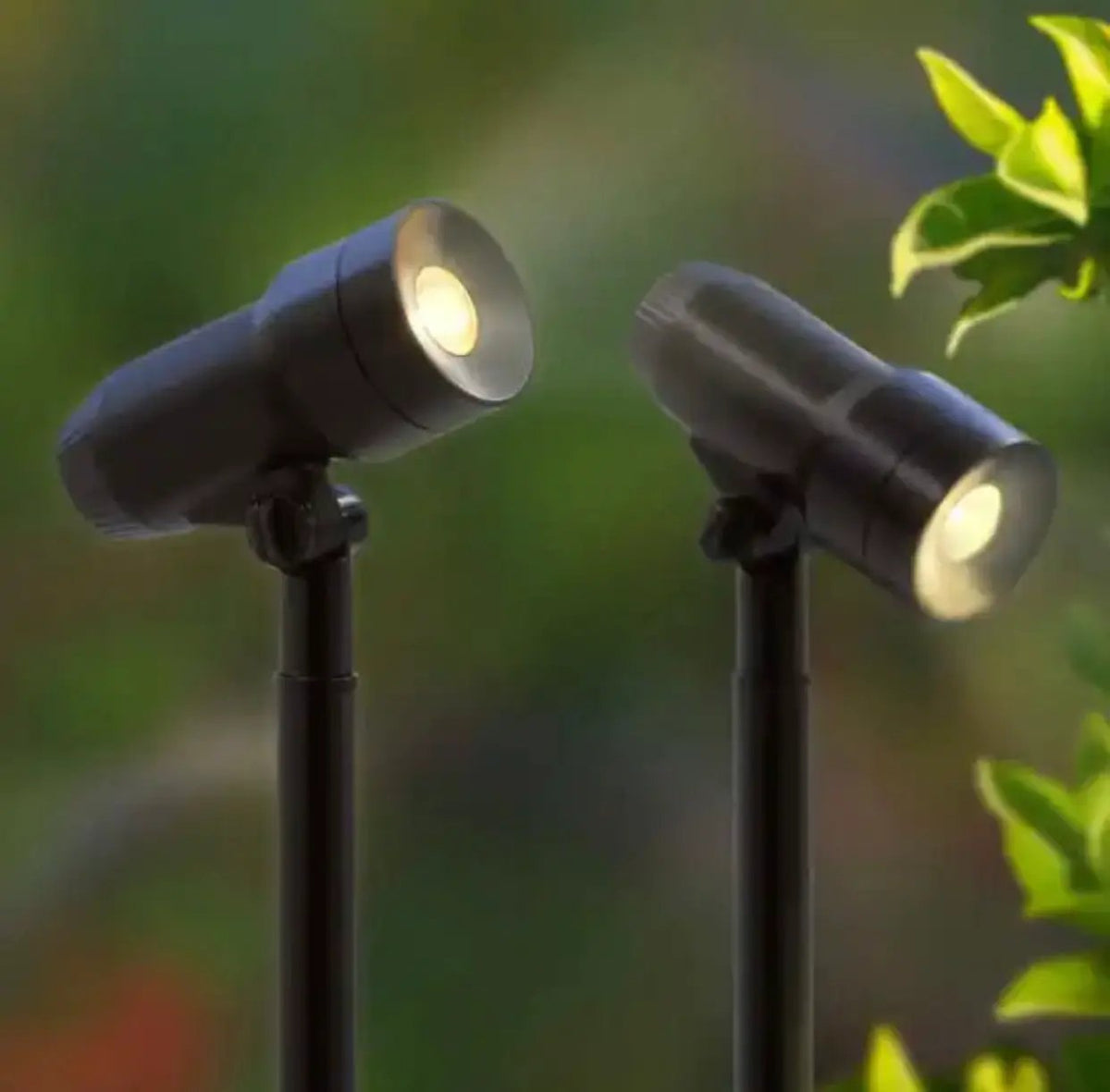 Energizer Smart Focus LED 100-Lumen Solar Spotlight 2 Pack by Outdoor Solar Outlet