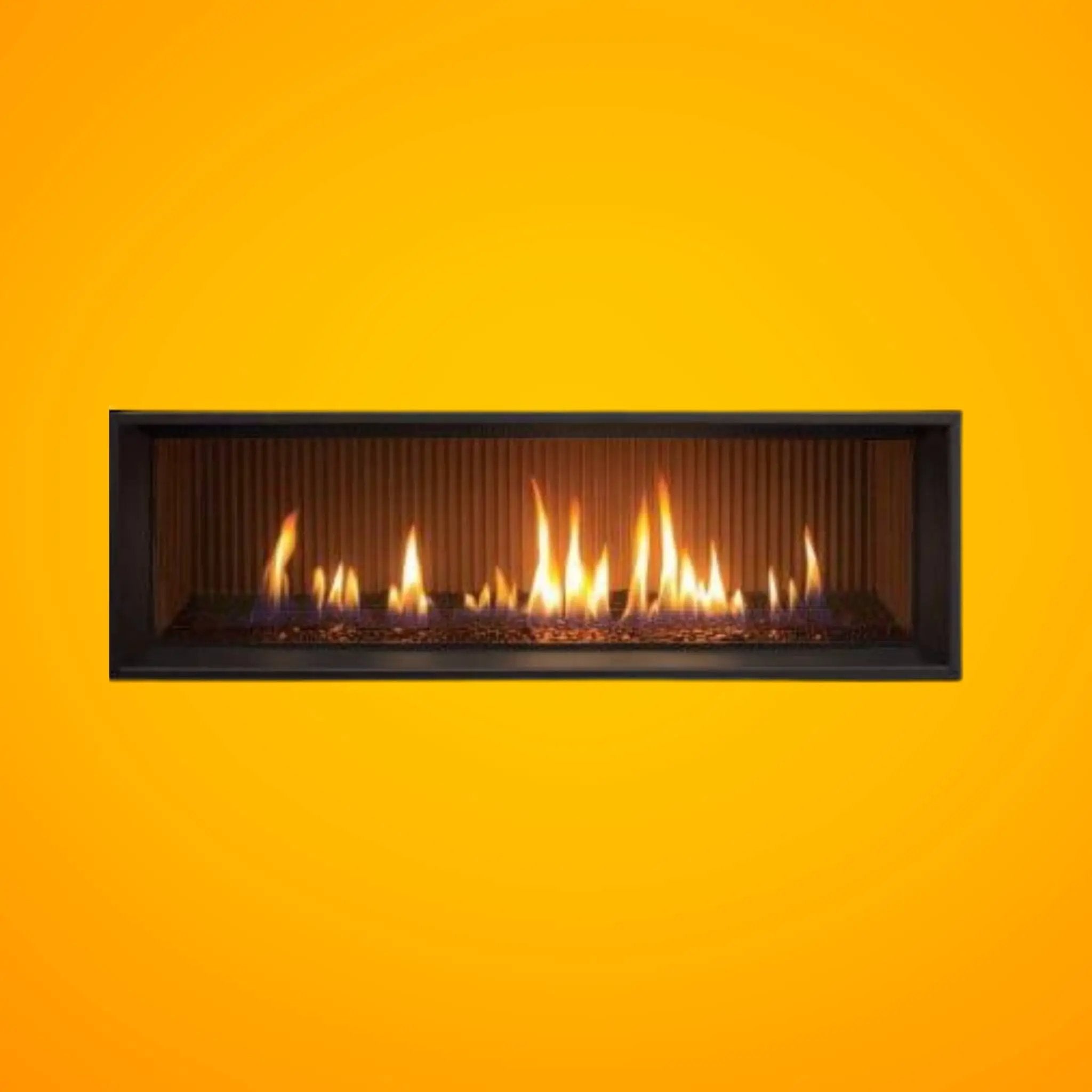 Enviro Linear Nova Direct Vent Natural Gas Fireplace With Burner Tray, Vermiculite, Steel Liner & LP Conversion Kit [C44-2] (SAK45387) by SAKSBY WHOLESALE