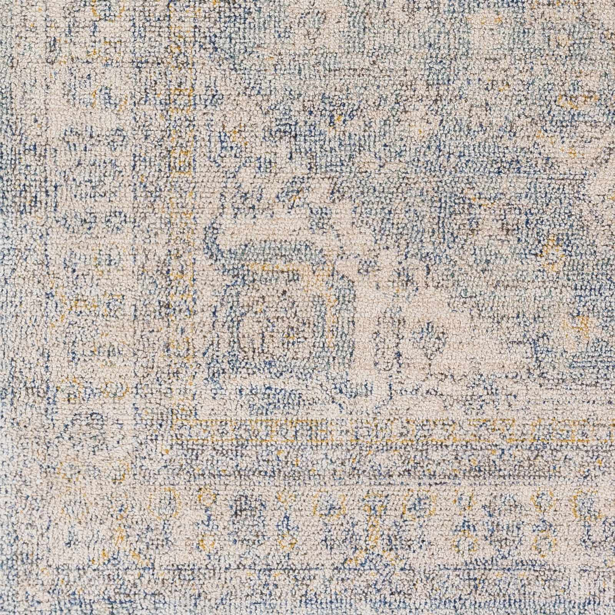 Tusa Blue Area Rug - Clearance, sample swatch