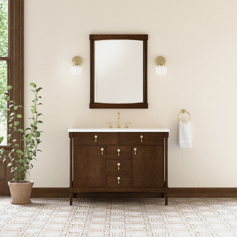 James Martin Kinnsden 30" Mirror, Sable Oak, view 2
