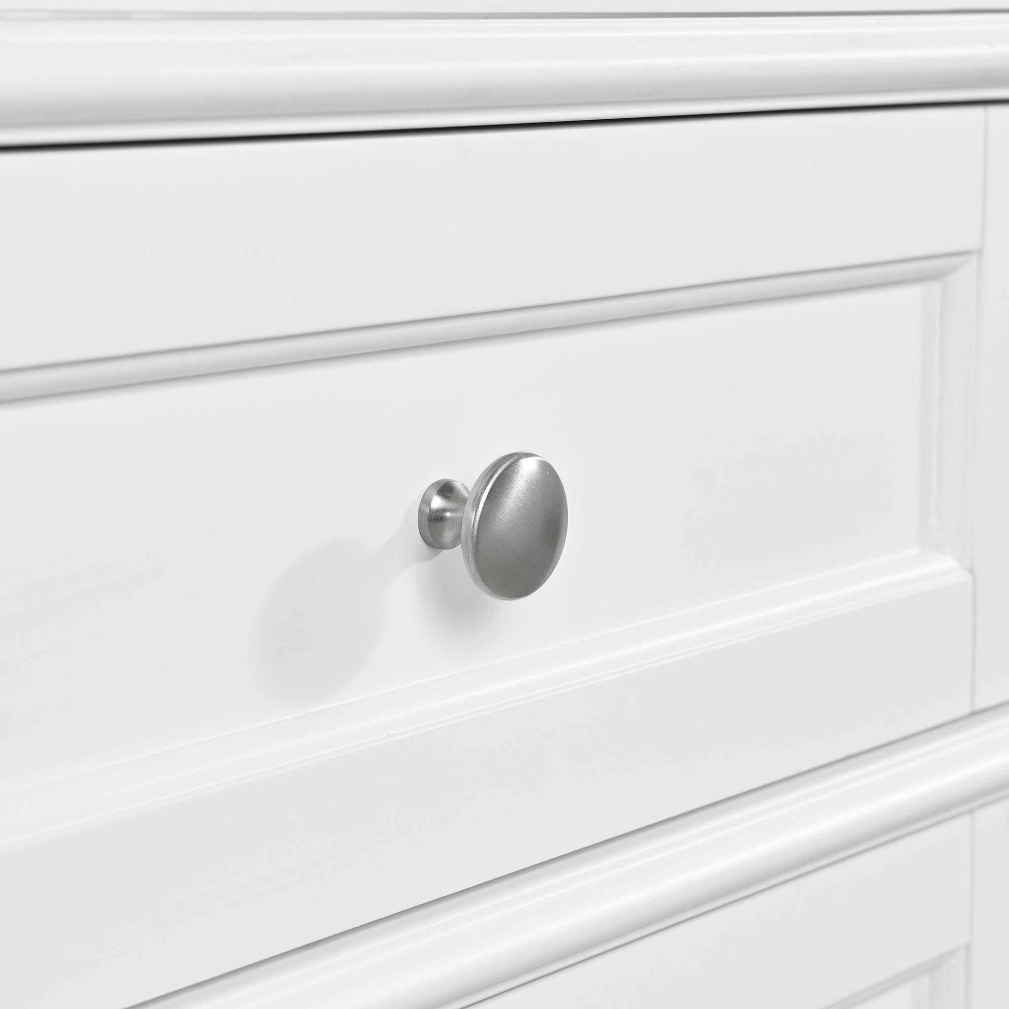 James Martin Brittany Linen Cabinet, Bright White, view 10