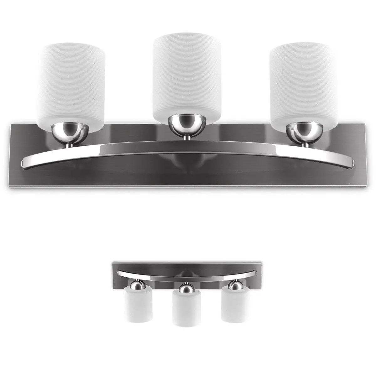 Glass Wall Sconce for 3 Bulbs by DirectDeals