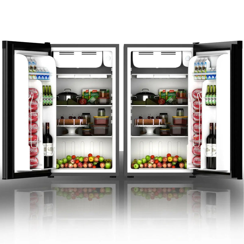 3.2 cu.ft. Mini Dorm Compact Refrigerator-Black by DirectDeals