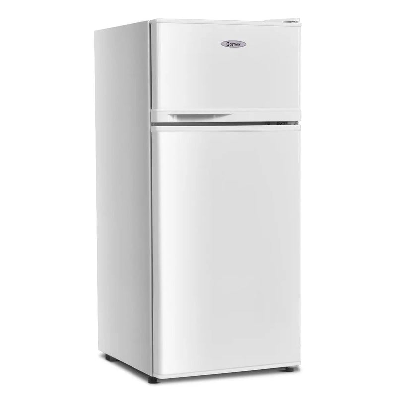 2 Doors Cold-rolled Sheet Compact Refrigerator by DirectDeals