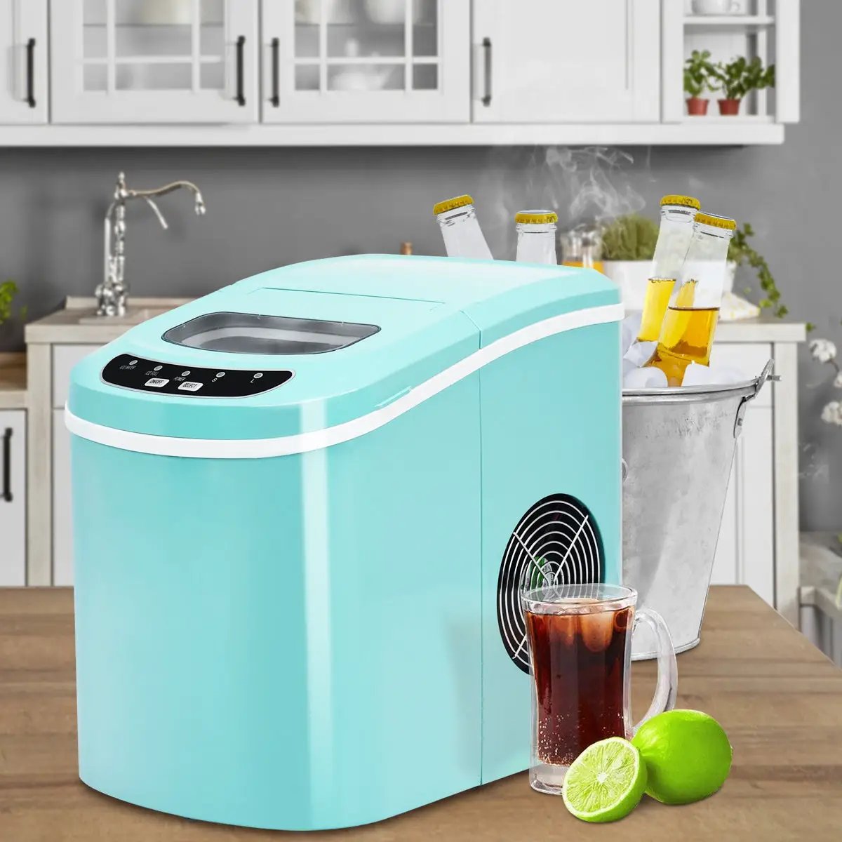 Mini Portable Compact Electric Ice Maker Machine by DirectDeals